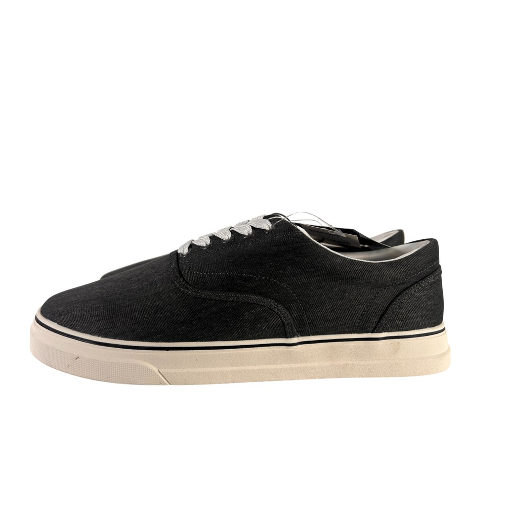 Chaps Mens‎ Canvas Lace Up simple versatile Shoes Size 11 M Charcoal Grey